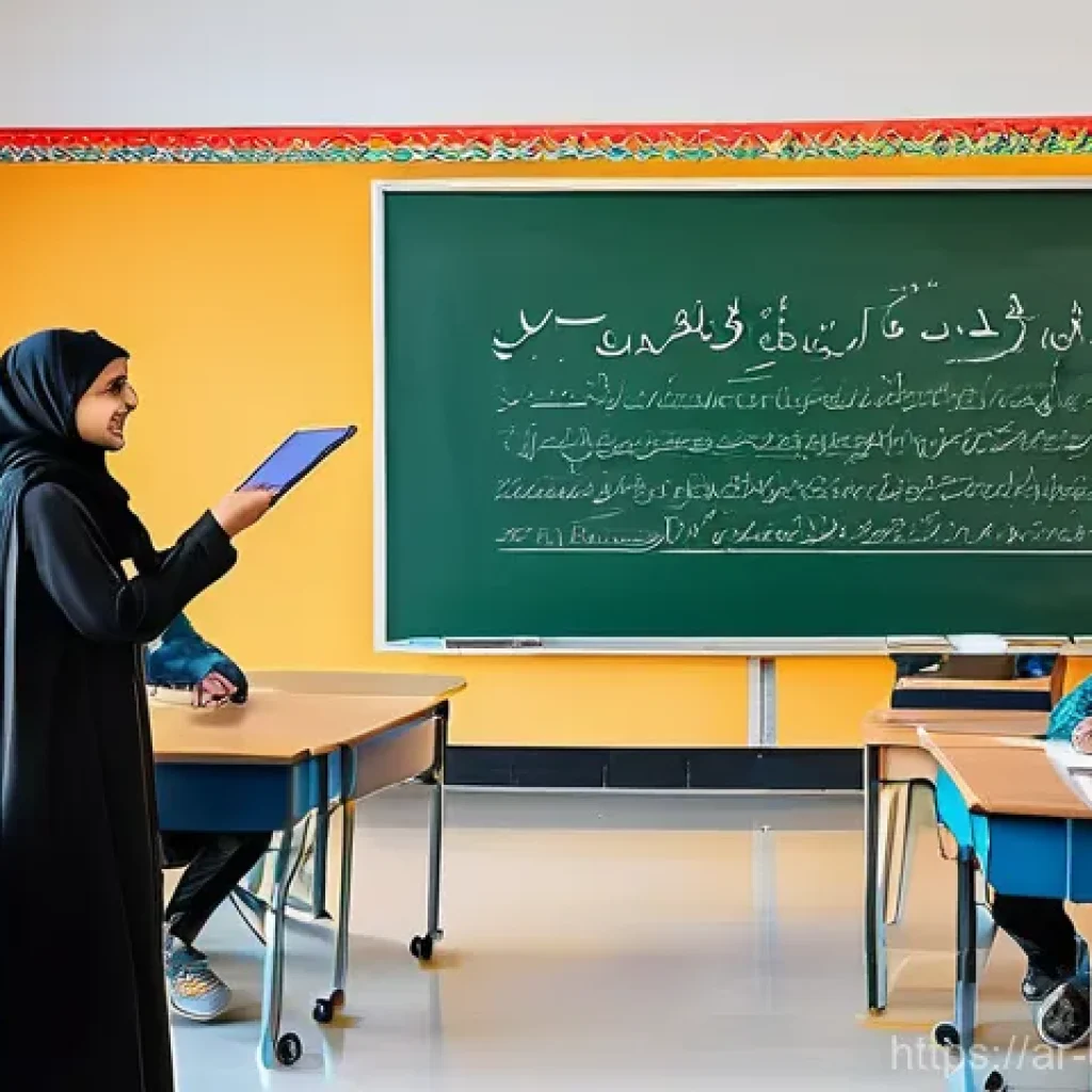 디지털 교육학 - **Prompt 1: The Evolving Classroom: From Traditional to Interactive Learning**
    "A vibrant and br...