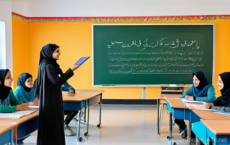 디지털 교육학 - **Prompt 1: The Evolving Classroom: From Traditional to Interactive Learning**
    "A vibrant and br...